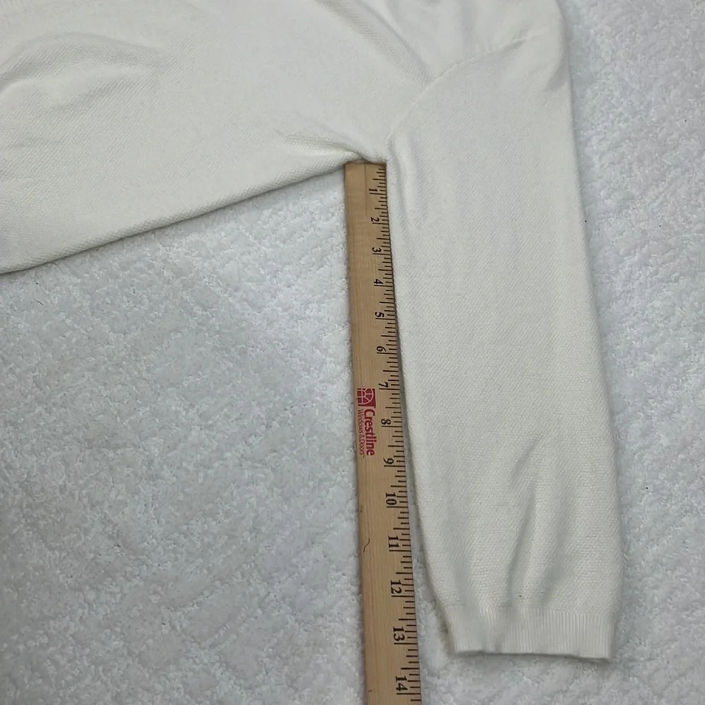 Kancy Kole ivory open front long sleeve super soft cardigan medium - Picture 11 of 12